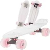 Skate Retro Cruiser Board 22 Polegada Mini Cruiser Penny Skate Adultos Crianças Iniciantes Meninas Crianças Normal A