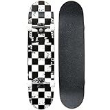 Skate Semi Profissional Montado Completo 7 5 Modelos XADREZ 2 