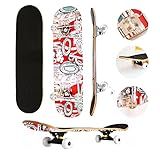 Skate Semi Profissional Montado Completo Modelos 7 5 Desenho