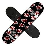 Skate Street Semi Profissional Montado, Modelo Akatsuki, Para Iniciantes