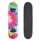 Skateboard Semi-pro + Capacete Joelheira Cotoveleira Luvas