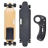 Skates Elétricos Para Adultos Skate Elétrico Com Controle Remoto Sem Fio 3 Velocidades Ajustáveis Velocidade Máxima De 15 Km Alcance De 8 Km Longboard Eletrônico Para Adultos