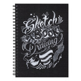 Sketchbook Caderno Desenho 100 Págs 50 Folhas A4 180g