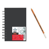 sketchbook canson lapis pastel branco rembrandt