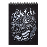 Sketchbook Para Desenho 100 Páginas 50 Folhas A4 180g