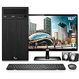 Skill Gaming Computador Completo Intel Dual Core 4gb Hd 500gb Monitor Hdmi 19 5 PRETO Média 2720