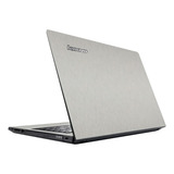 Skin Adesiva Película P Notebook Lenovo Ideapad 310 14isk Cor Aço Escovado