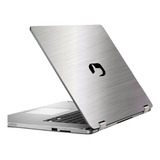 Skin Adesivo Notebook Película Protetora Aço Escovado