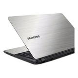 Skin Adesivo Película Protetora Aço Escovado Para Notebook