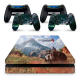 Skin Adesivo Ps4 Slim Uncharted 4  A Thief s End B2