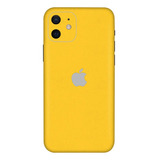 Skin Adesivo Vinil Amarelo Liso Fosco iPhone 12