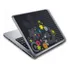 Skin Adesivo Vinil Notebook Flores Fundo Preto - Promoção
