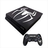 Skin Carbono Ps4 Fat Homem Aranha 1 Skin Controle