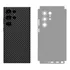 Skin Fibra De Carbono Preto Para Galaxy S24 Ultra