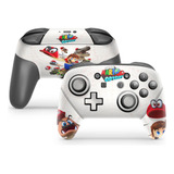 Skin Para Nintendo Switch Pro Controle Adesivo Modelo 010