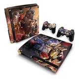 Skin Para Ps3 Slim Adesivo   Modelo 023