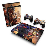 Skin Para Ps3 Super Slim Adesivo Modelo 023