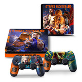 Skin Para Ps4 Slim Adesiva Street Fighter 6