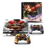 Skin Para Ps4 Slim Adesiva Street Fighter V 5