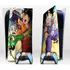 Skin Para Ps5 Com Disco Dragon Ball Z Personagens