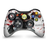 Skin Para Xbox 360 Controle Adesivo   Modelo 047