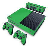 Skin Para Xbox One Fat Adesivo   Verde Grama