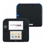 Skin Pelicula Adesivo Fibra Carbono Para Nintendo 2ds