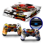Skin Playstation 4 Ps4 Fat Adesivo Street Fighter V 5