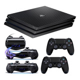 Skin Ps4 Pro carbono
