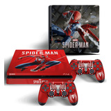 Skin Ps4 Slim Adesivo Spider man Skin Homem Aranha Adesivo