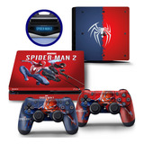 Skin Spider man 2 Adesivo Ps4 Slim Playstation 4 Slim