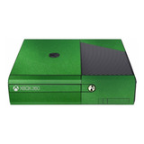 Skin Xbox 360 Super Slim Verde Metálica