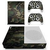 SKINOWN Skin For Xbox One S Slim Console And Controller Camouflage 