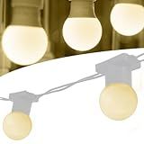 Sklep Varal Luzes 25 Metros Lampada Led Quentes Area Externa Gambiarra Casamento Fio De Luz Cordão Externo Jardim Branco 127v