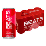 Skol Beats Red Frutas Vermelha Lata 269ml Kit Com 8