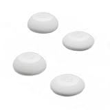 Skull Co Convex Thumb Grip Caps Joystick Cap Analog Stick Cap Thumbstick Grip Cover For Nintendo Switch Pro Controller PS5 PS4 Slim Pro Controller White 2 Pairs 4pcs 