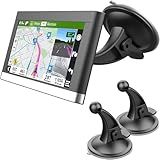 SkyTitan Suporte Para Carro Garmin GPS 2 Unidades De Substituição Com Ventosa Não Pegajosa 17 Mm Suporte Esférico Para Para Brisa Garmin Nuvi Drive Dezl RV GPS Preto
