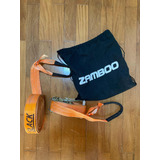Slackline Zamboo Basic Black 15 Metros Laranja