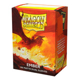 Sleeves Dragon Shield Dual Matte Ember Magic Pokemon