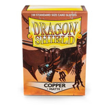Sleeves Dragon Shield Matte Copper Cobre Padrão