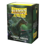 Sleeves Dragon Shield Matte Forest Green Verde Escuro Padrão