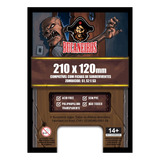 Sleeves Zombicide Bucaneiros Fichas Sobreviventes 210x120mm