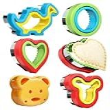Sliafwh Uncrustables Sanduicheira Conjunto De Cortador De Sanduíche E Selador Cortadores De Sanduíche Para Almoço Infantil 5 Cortadores De Biscoito Para Meninos E Meninas