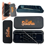 Slick Container De Silicone Meleca Sadhu 12 5ml Com Espátula Cor Preto Slick Sadhu