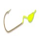 Slider Cabeça Deslizante Weedless Crappie 0 6 G Verde Limão