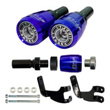 Slider Dianteiro Haojue Dr 160 Dr160 Azul