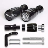 Slider Dianteiro Speed Style Yamaha Fazer 250 Preto Brilho