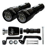 Slider Dianteiro Speed Style Yamaha Fazer Fz15 Fz 15 Preto B