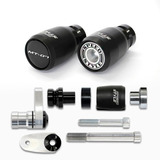 Slider Dianteiro Speed Style Yamaha Mt 07 Mt07 Preto Fosco