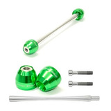 Slider Eixo Roda Traseira Suzuki Gsxr Srad 750 Verde Claro